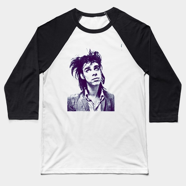 Nick Cave Baseball T-Shirt by arivasrobbins